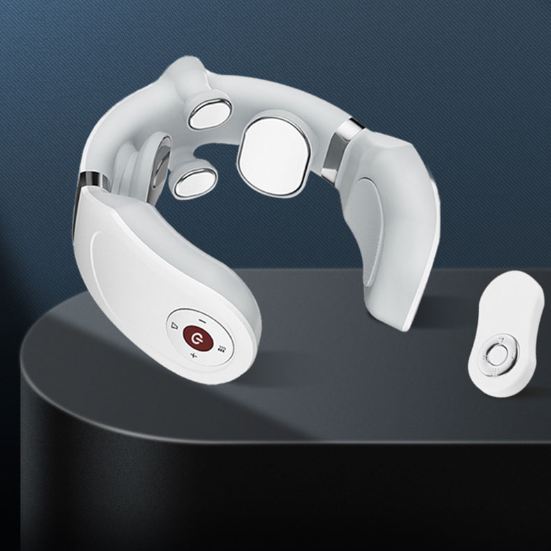 Massage intelligent du cou avec chauffage