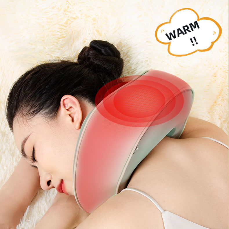 Oreiller de massage de cou de forme portable